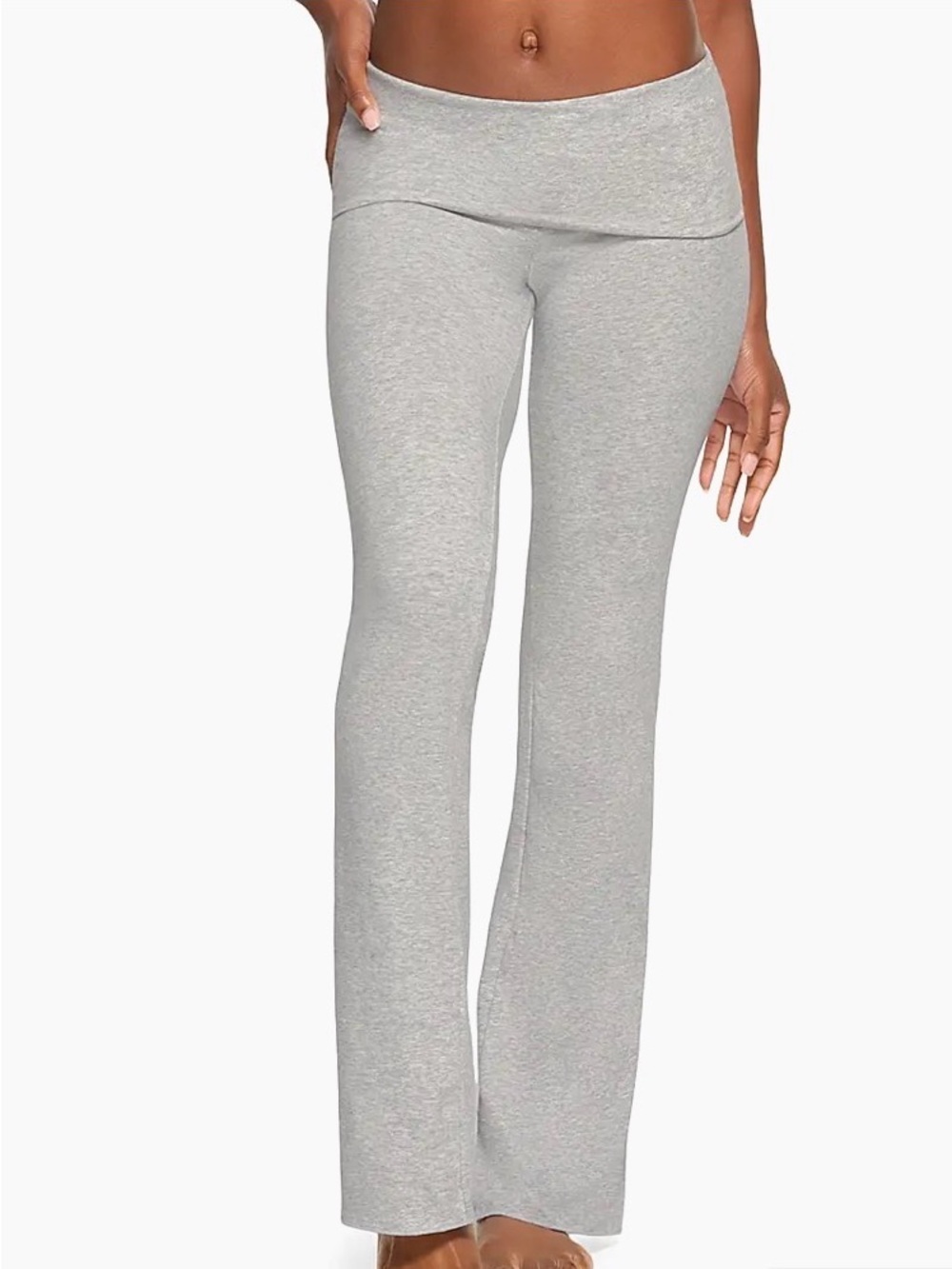 Women's Fold-Over Waist Lounge Pants - SPEARMINT